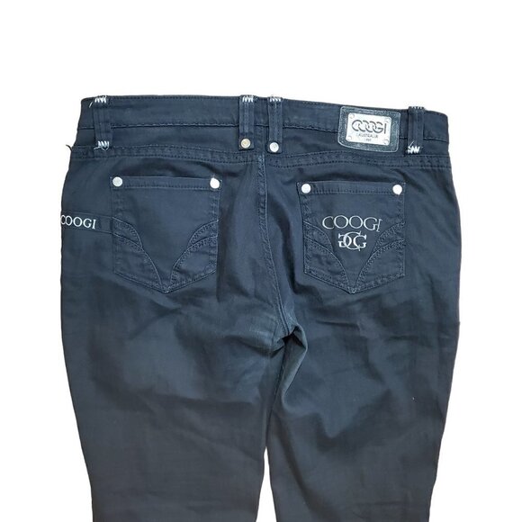 Coogi Jeans Mens Black Embroidered Logo Pocket Size 13/14 X 33 RN#121510 - Picture 14 of 14